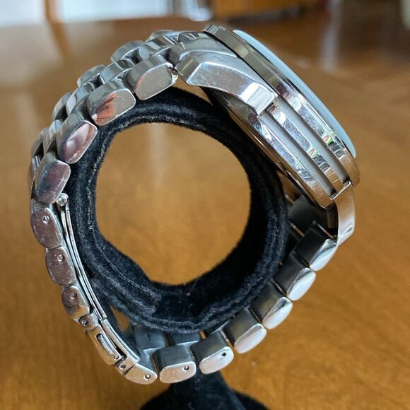 Michael Kors Runway Silver Dial Silver Stainless Steel Strap Watch For Men - Picture 3 of 8